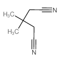 Pentanedinitrile,3,3-dimethyl- Structure