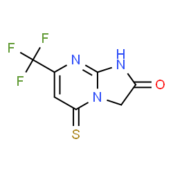 Imidazo[1,2-a]pyrimidin-2(3H)-one,1,5-dihydro-5-thioxo-7-(trifluoromethyl)- Structure