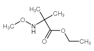 Alanine, N-methoxy-2-methyl-, ethyl ester (9CI)结构式