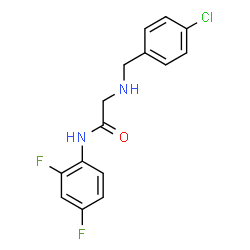 2-[(4-CHLOROBENZYL)AMINO]-N-(2,4-DIFLUOROPHENYL)ACETAMIDE picture