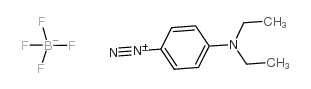 4-(diethylamino)benzenediazonium tetrafluoroborate structure