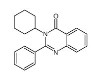 3-cyclohexyl-2-phenylquinazolin-4-one Structure