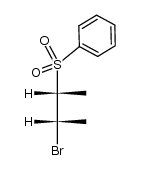 erythro-2-bromo-3-(phenylsulfonyl)butane Structure