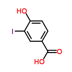 4-Hydroxy-3-iodobenzoic acid structure