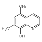 5,7-二甲基-8-羟基喹啉结构式