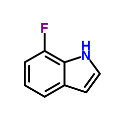 7-氟吲哚结构式