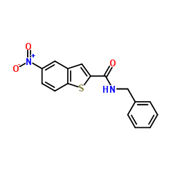 N-Benzyl-5-nitro-1-benzothiophene-2-carboxamide图片