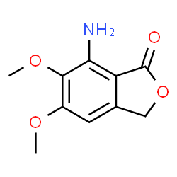 7-AMINO-5,6-DIMETHOXY-3 H-ISOBENZOFURAN-1-ONE Structure