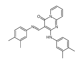 2-(3,4-dimethylanilino)-3-[(3,4-dimethylphenyl)iminomethyl]pyrido[1,2-a]pyrimidin-4-one Structure