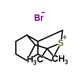 2,4,7-Ethanylylidenecyclopenta(c)thiopyranium, octahydro-1,1-dimethyl-结构式