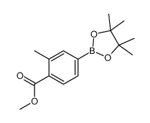 Benzoic acid, 2-Methyl-4-(4,4,5,5-tetramethyl-1,3,2-dioxaborolan-2-yl)-, Methyl ester picture