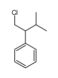 (1-chloro-3-methylbutan-2-yl)benzene Structure