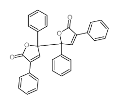 [2,2'-Bifuran]-5,5'(2H,2'H)-dione, 2,2',4,4'-tetraphenyl- Structure