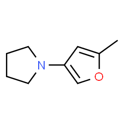 Pyrrolidine, 1-(5-methyl-3-furanyl)- (9CI) structure