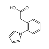 acide 2-(1-pyrrolyl)phenyl acetique Structure