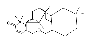 19beta,28-epoxyolean-1-en-3-one Structure