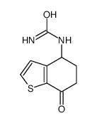 (7-oxo-5,6-dihydro-4H-1-benzothiophen-4-yl)urea Structure