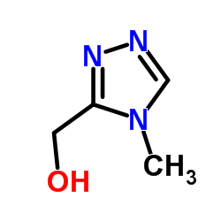 (4-甲基-4H-1,2,4-噻唑-3-基)甲醇结构式