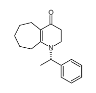 1-((S)-1-Phenyl-ethyl)-1,2,3,5,6,7,8,9-octahydro-cyclohepta[b]pyridin-4-one Structure