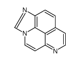 Benzimidazo[6,7,1-def][1,6]naphthyridine(9CI) structure