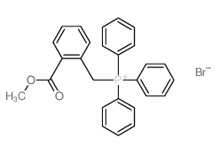 Phosphonium,[[2-(methoxycarbonyl)phenyl]methyl]triphenyl-, bromide (1:1) Structure