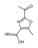 2-acetyl-5-methyl-1,3-oxazole-4-carboxamide Structure