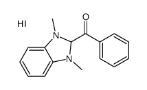 (1,3-dimethyl-1,2-dihydrobenzimidazol-1-ium-2-yl)-phenylmethanone,iodide结构式