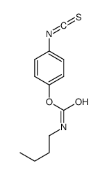 (4-isothiocyanatophenyl) N-butylcarbamate结构式