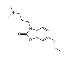 3-[3-(dimethylamino)propyl]-6-ethoxy-1,3-benzoxazol-2-one结构式