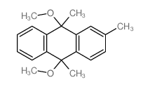 9,10-dimethoxy-2,9,10-trimethyl-anthracene结构式