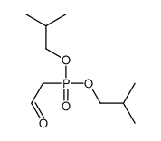 2-[bis(2-methylpropoxy)phosphoryl]acetaldehyde Structure