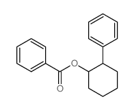 (2-phenylcyclohexyl) benzoate结构式