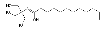 N-[2-Hydroxy-1,1-bis(hydroxymethyl)ethyl]dodecanamide structure