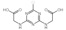 Glycine,N,N'-(6-chloro-s-triazine-2,4-diyl)di- (7CI,8CI)结构式