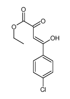 ethyl 4-(4-chlorophenyl)-4-hydroxy-2-oxobut-3-enoate Structure