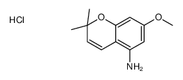 7-methoxy-2,2-dimethylchromen-5-amine,hydrochloride Structure