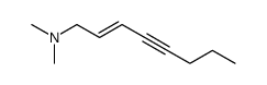 dimethyl-oct-2-en-4-ynyl-amine结构式