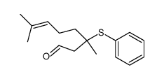 3-(phenylthio)-citronellal Structure