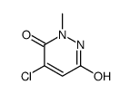 4-chloro-2-methyl-1H-pyridazine-3,6-dione Structure