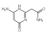 2-(4-amino-6-oxo-3H-pyrimidin-2-yl)acetamide结构式