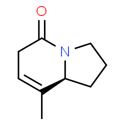 5(1H)-Indolizinone,2,3,6,8a-tetrahydro-8-methyl-,(8aS)-(9CI) structure