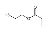 Propanoic acid 2-mercaptoethyl ester structure