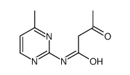 2-ACETOACETAMIDO-4-METHYLPYRIMIDINE结构式