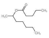 Pentanoic acid,1-methylhexyl ester结构式