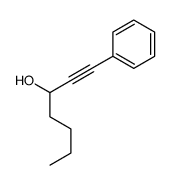 1-phenylhept-1-yn-3-ol Structure