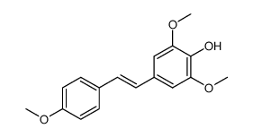 trans-3,4',5-trimethoxy-4-hydroxystilbene Structure