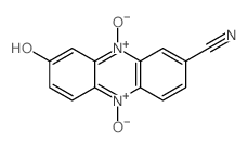 10-hydroxy-5-oxido-8-oxo-phenazine-2-carbonitrile结构式