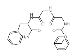 benzyl N-[(1-carbamoyl-2-phenyl-ethyl)carbamoylmethylcarbamoylmethyl]carbamate Structure