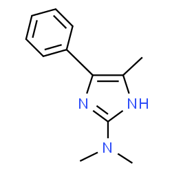 1H-Imidazol-2-amine,N,N,4-trimethyl-5-phenyl-(9CI)结构式