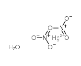 Mercury nitrate monohydrate Structure